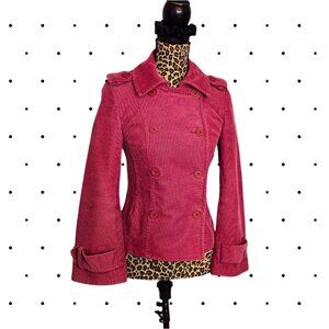 Juicy Couture Jeans Pink corduroy jacket SIZE S